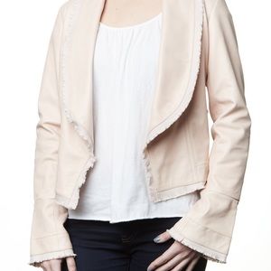 Sarah Stewart Blush leather jacket